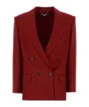 Stella Mccartney Wool Blazer In Red