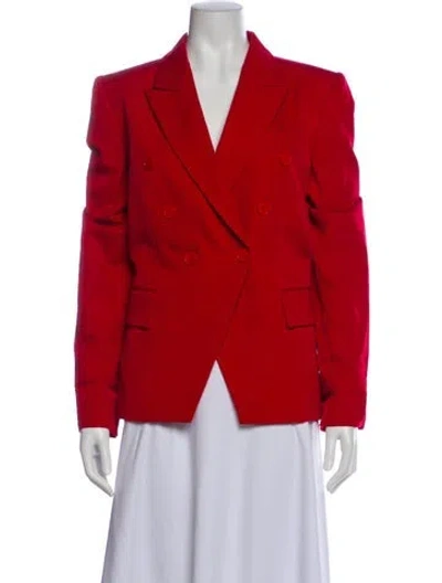 Pre-owned Stella Mccartney Wool Blazer In Red