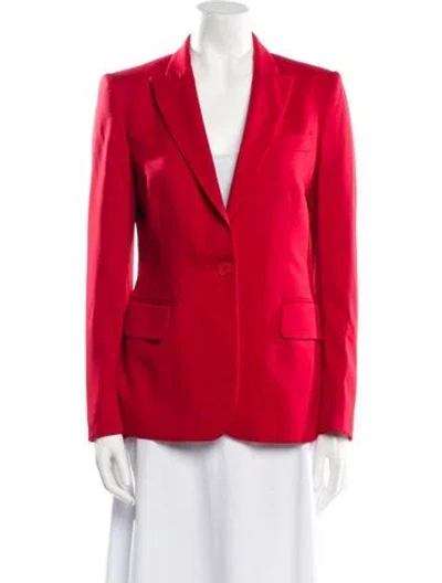 Pre-owned Stella Mccartney Wool Blazer In Red