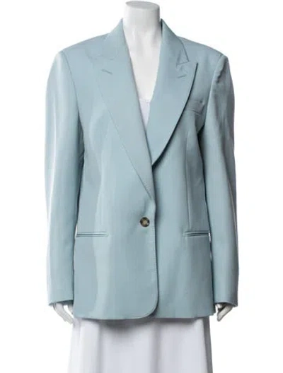 Pre-owned Stella Mccartney Wool Blazer W/ Tags In Blue