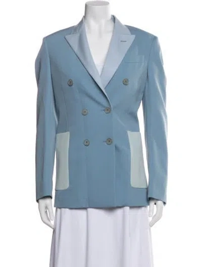 Pre-owned Stella Mccartney Wool Blazer W/ Tags In Blue