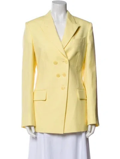 Pre-owned Stella Mccartney Wool Blazer W/ Tags In Yellow