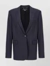 Stella Mccartney Tailored Grey Wool Flannel Blazer