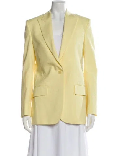 Pre-owned Stella Mccartney Wool Blazer In Yellow