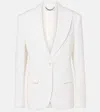 Stella Mccartney Wool-blend Blazer In Beige