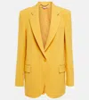 Stella Mccartney Wool-blend Single-breasted Blazer In Sunflower
