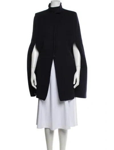 Pre-owned Stella Mccartney Wool Cape In Blue