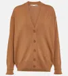 Stella Mccartney Wool Cardigan In Brown
