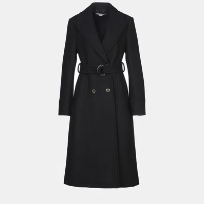 Pre-owned Stella Mccartney Wool Coat 40 In Black