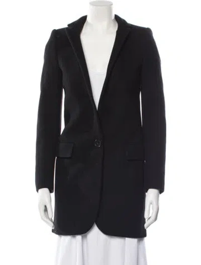 Pre-owned Stella Mccartney Wool Coat In Black
