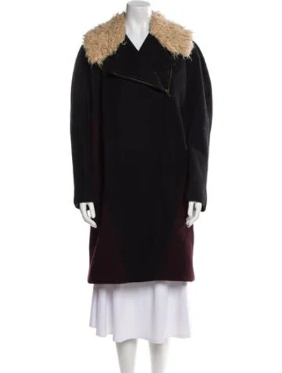 Pre-owned Stella Mccartney Wool Coat In Black