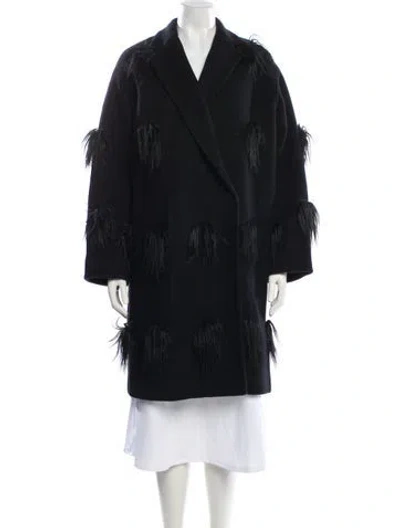 Pre-owned Stella Mccartney Wool Coat In Black