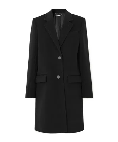 Stella Mccartney Wool Coat In Black