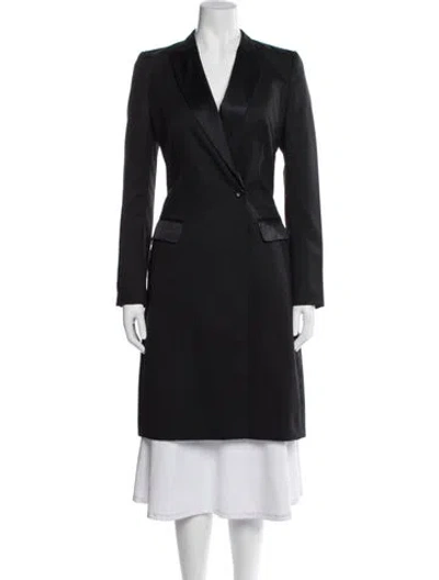 Pre-owned Stella Mccartney Wool Coat In Black