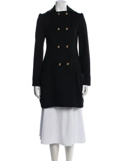 Pre-owned Stella Mccartney Wool Coat In Black