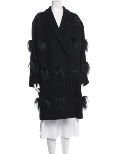 Pre-owned Stella Mccartney Wool Coat In Black