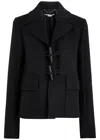 Stella Mccartney Toggle Lock Blazer In Black