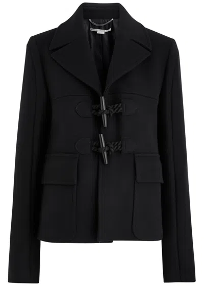 Stella Mccartney Toggle Lock Blazer In Black