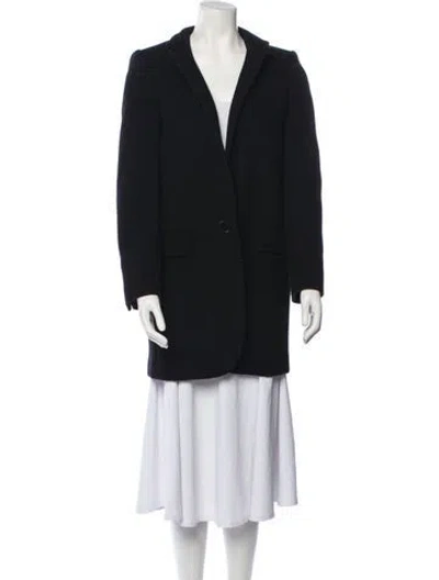 Pre-owned Stella Mccartney Wool Coat In Blue