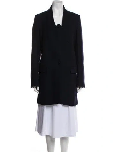 Pre-owned Stella Mccartney Wool Coat In Blue