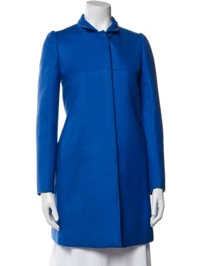 Pre-owned Stella Mccartney Wool Coat In Blue
