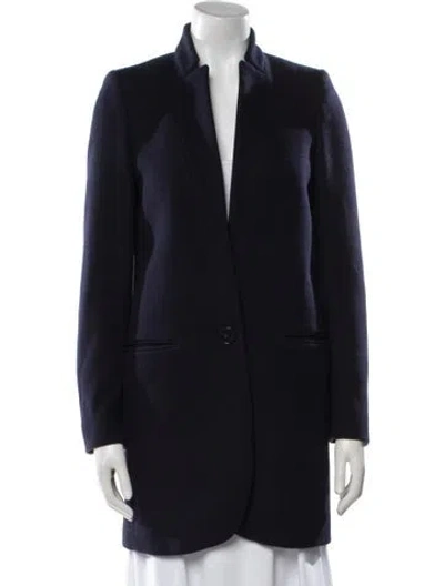 Pre-owned Stella Mccartney Wool Coat In Blue