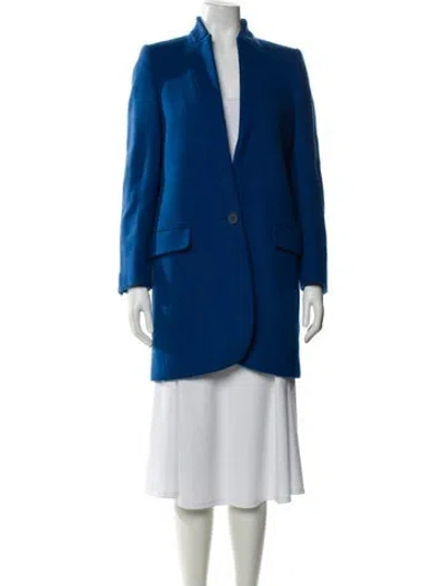 Pre-owned Stella Mccartney Wool Coat In Blue
