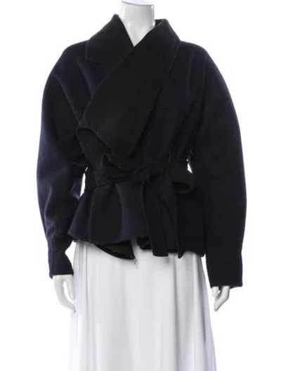 Pre-owned Stella Mccartney Wool Coat In Blue