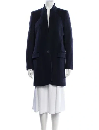 Pre-owned Stella Mccartney Wool Coat In Blue