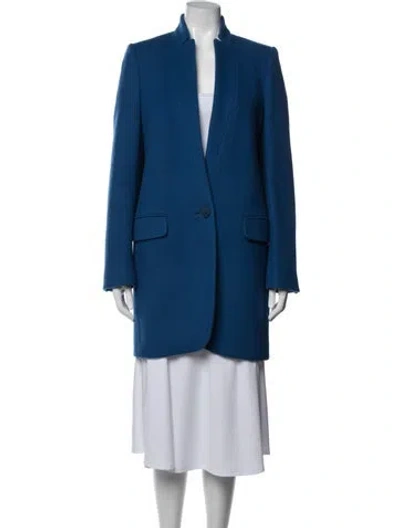 Pre-owned Stella Mccartney Wool Coat In Blue