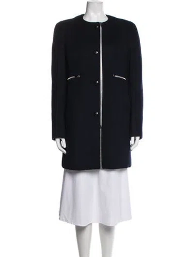 Pre-owned Stella Mccartney Wool Coat In Blue