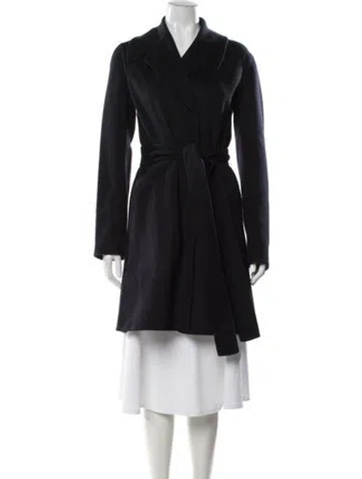 Pre-owned Stella Mccartney Wool Coat In Blue
