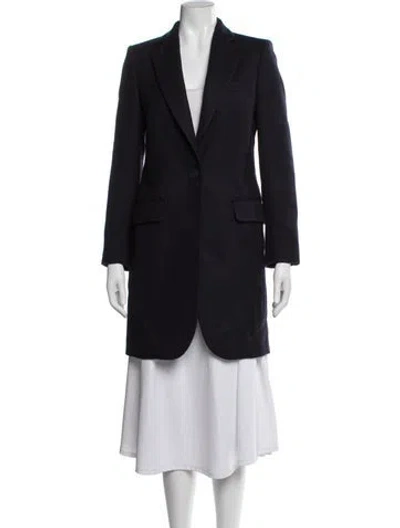 Pre-owned Stella Mccartney Wool Coat In Blue