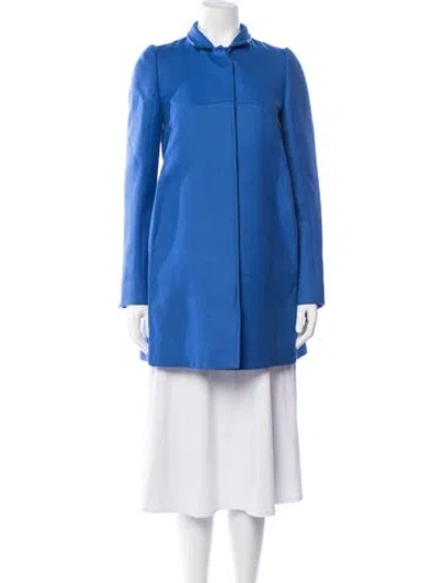 Pre-owned Stella Mccartney Wool Coat In Blue