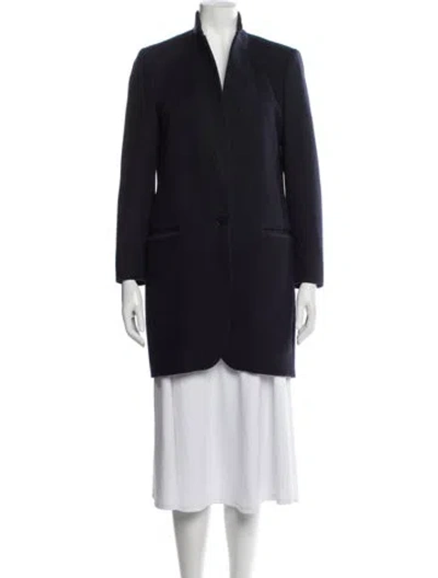 Pre-owned Stella Mccartney Wool Coat In Blue