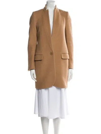 Pre-owned Stella Mccartney Wool Coat In Brown