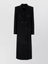 Stella Mccartney Long Double Breasted Wool Overcoat