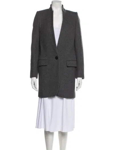 Pre-owned Stella Mccartney Wool Coat In Gray