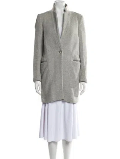 Pre-owned Stella Mccartney Wool Coat In Gray