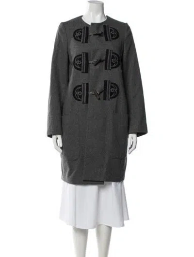 Pre-owned Stella Mccartney Wool Coat In Gray