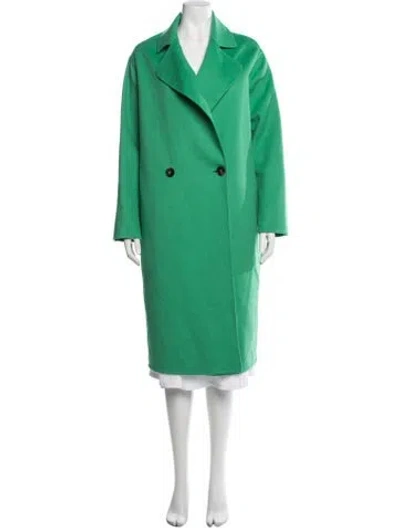 Pre-owned Stella Mccartney Wool Coat In Green