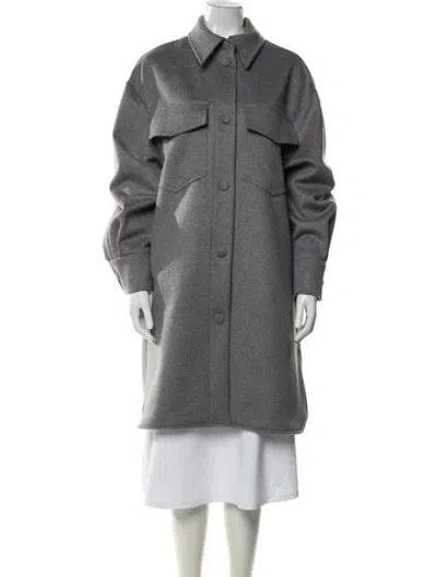 Pre-owned Stella Mccartney Wool Coat In Grey