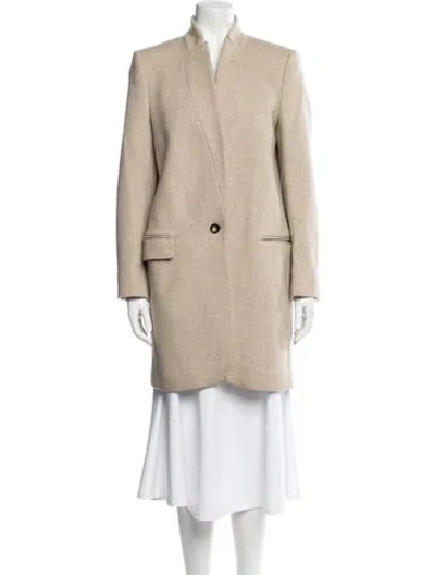 Pre-owned Stella Mccartney Wool Coat In Neutral