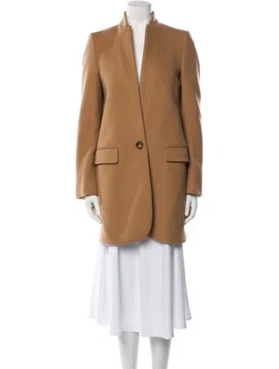 Pre-owned Stella Mccartney Wool Coat In Neutral
