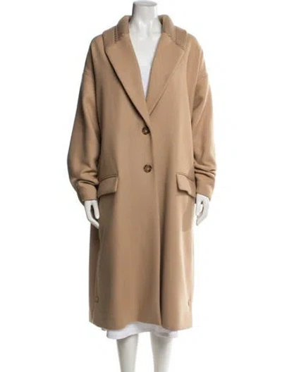 Pre-owned Stella Mccartney Wool Coat In Neutral