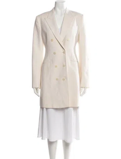 Pre-owned Stella Mccartney Wool Coat In Neutrals