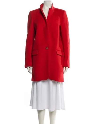 Pre-owned Stella Mccartney Wool Coat In Orange