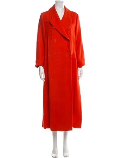 Pre-owned Stella Mccartney Wool Coat In Orange