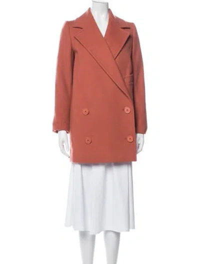 Pre-owned Stella Mccartney Wool Coat In Orange