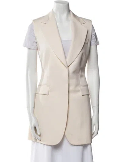 Pre-owned Stella Mccartney Wool Coat W/ Tags In Neutral